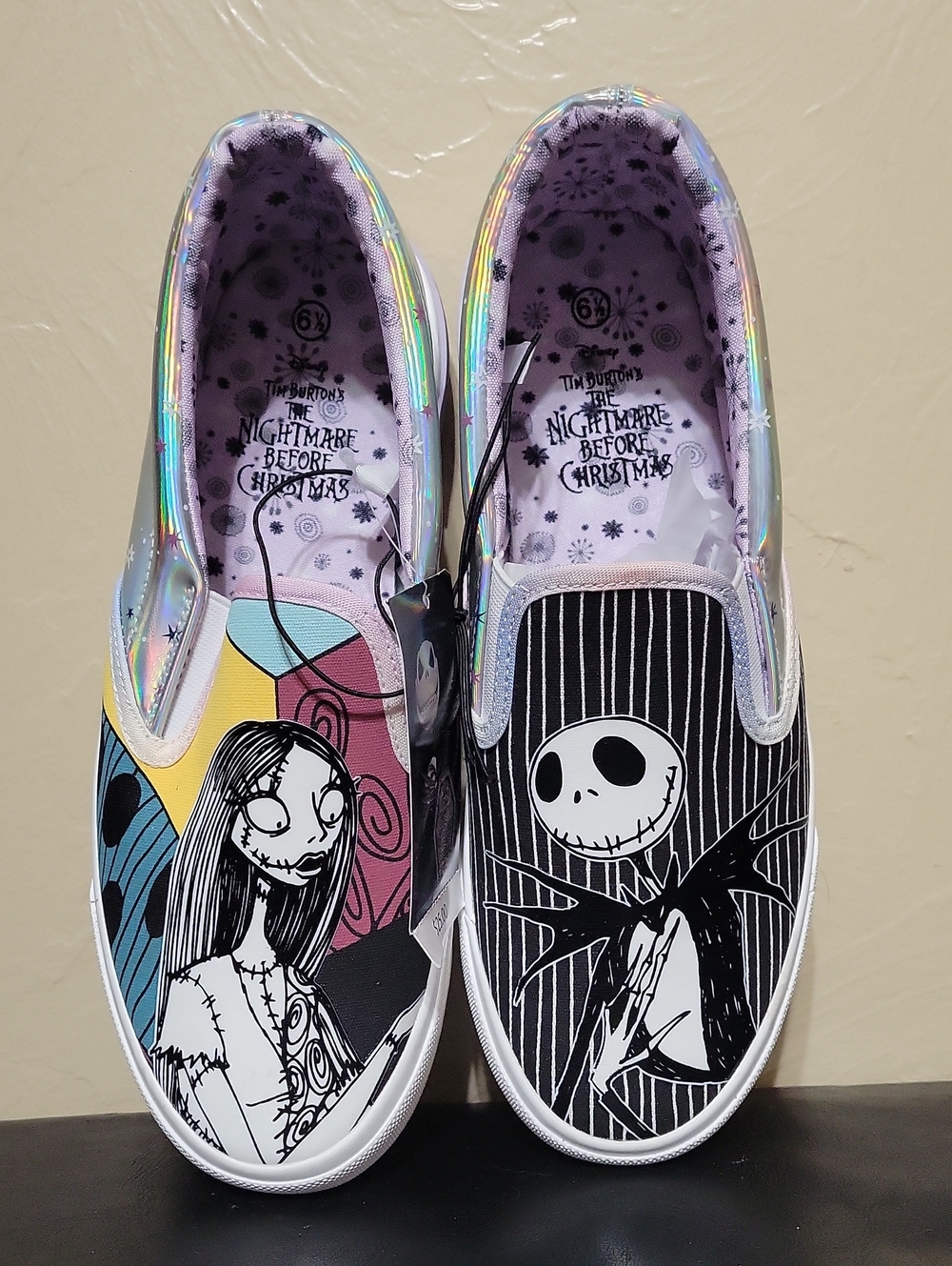 Disney Nightmare Before Christmas Shoes NWT Ground Up Jack And Sally Size 8 1/2